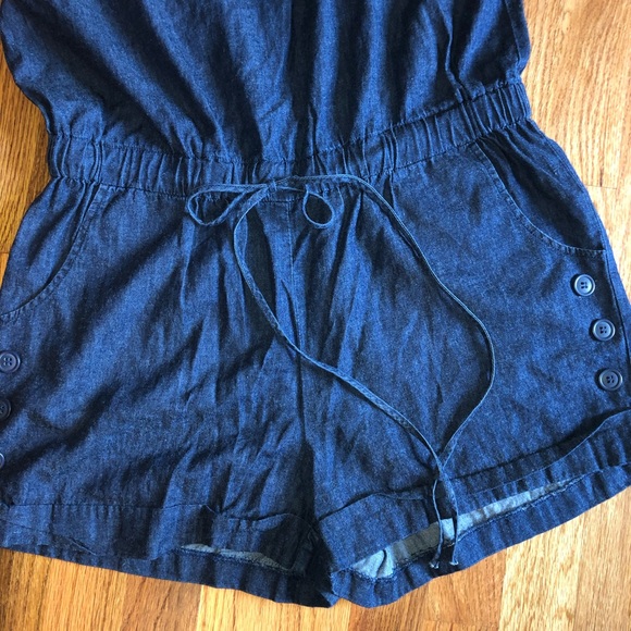 Forever 21 Medium Denim Romper - Picture 3 of 5